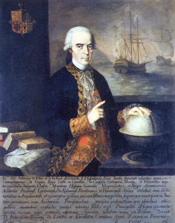Retrato de Antonio de Ulloa y de la Torre Guiral. 