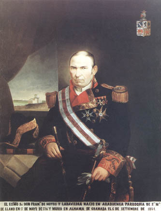 Francisco de Hoyos y de Larabiedra.  Cortesía del Museo Naval. Madrid.