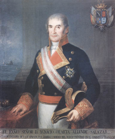 Ignacio de Olaeta y Allende Salazar. Cortesía del Museo Naval. Madrid.