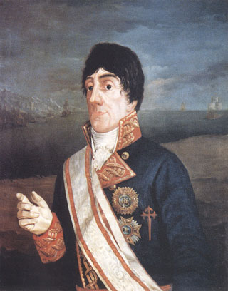 José Joaquín de Bustamante y Guerra. Cortesía del Museo Naval. Madrid.