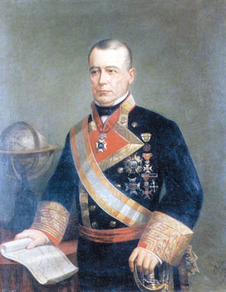 José María de Quesada y Bardalonga. Cortesía del Museo Naval. Madrid.