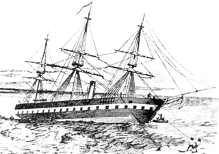 Fragata de hélice de 3ª clase Petronila, embarrancamiento.
